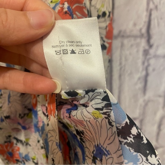 VERONICA BEARD Annabelle Silk Midi Dress Floral Size 4 - Picture 10 of 10